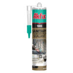 Silicon Sanitar Baie și Bucătărie 280 ml, 100S, Alb, Akfix