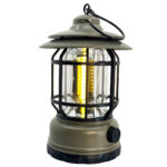 Lampa Camping LED Reincarcabila 3W 200Lm Negru Klaus
