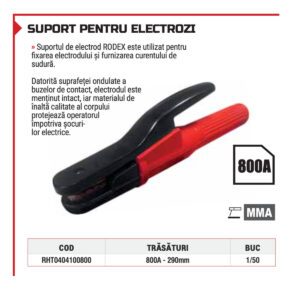 Clește Suport Electrod 800 A Rodex