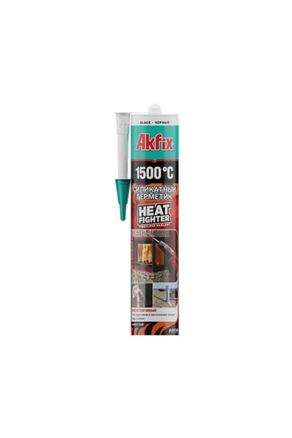 Sigilant 1500°C, 280 ml, Heat Fighter Negru, Akfix