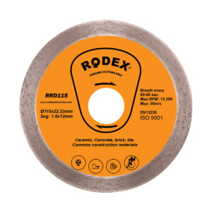 Disc Diamantat Super Subțire pentru Piatră 125 mm Rodex