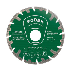 Disc Diamantat Segmentat 125 mm Rodex