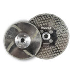 Disc Diamantat Galvanizat cu Flanșă 125 mm Rodex