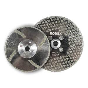 Disc Diamantat Galvanizat cu Flanșă 115 mm 115F Rodex