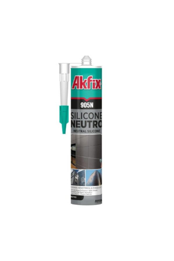 Silicon Neutru Construcții 310 ml, 905N, Aluminiu, Akfix
