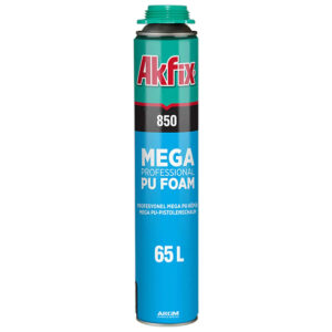 Spumă Mega PU Pistol 65 L 850 ml, 850, Akfix