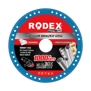 Disc Brazat Vacuum Inox Ø115 mm Rodex