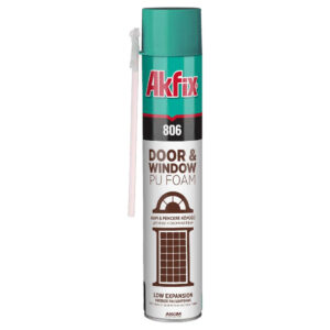 Spumă PU Uși/Ferestre Expandare Redusă 750 ml, Akfix