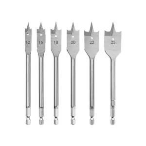 Set 6 Burghie Plate Lemn 12-25 mm Rodex