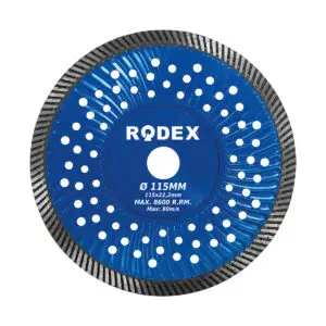 Disc Diamantat Turbo Super Subțire 125 mm Rodex