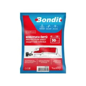 Folie Protecție 4 × 7,5 m (30 m²) Transparentă Bondit