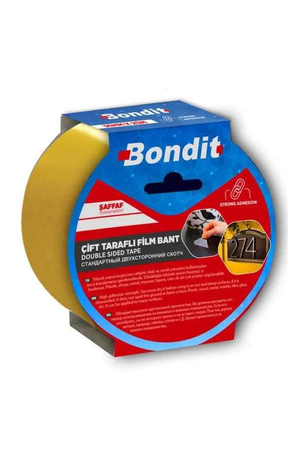 Bandă Dublu Adezivă Transparentă, Bondit