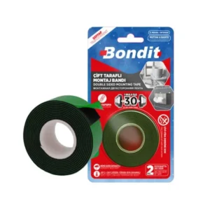 Bandă Dublu Adezivă Transparentă 15 mm × 20 m Bondit