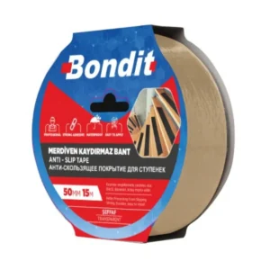 Bandă Antiderapantă Transparentă 50 mm × 15 m Bondit