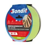 Bandă Antiderapantă Galben-Negru Fluorescent 50mm Bondit