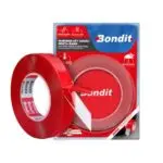 Bandă Dublu Adezivă Acrilică 18 mm × 2 m Bondit