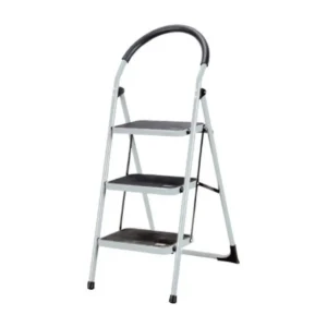 Scară Metalică Pliabilă 4 Trepte Negru, Orient