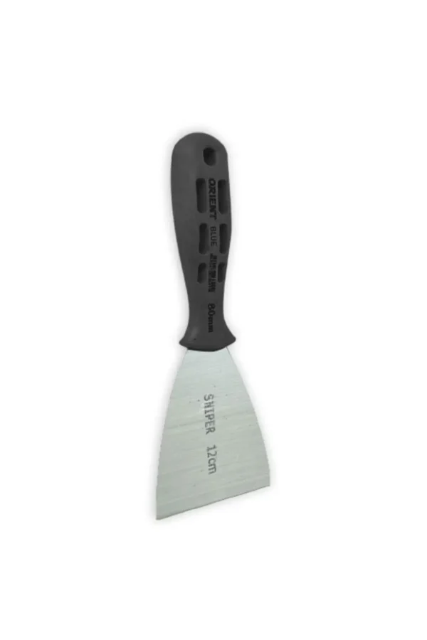 Set 3 Șpacluri PREMIUM Inox 120 mm Mâner Negru, Orient