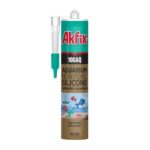 Silicon pentru Acvariu Non-Toxic 280 ml, 100Aq, Negru, Akfix