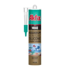 Silicon pentru Acvariu Non-Toxic 280 ml, 100Aq, Negru, Akfix