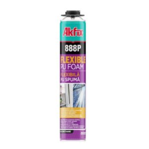 Spumă PU Flexibilă Pistol 750 ml, 888P, Akfix