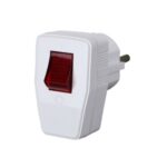 Set 6 Ștechere cu Împământare și Întrerupător Klaus