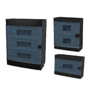 Tablou Electric 24 Module Aparent Negru Klaus