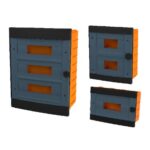 Tablou Electric 2 Module Încastrat Negru Klaus