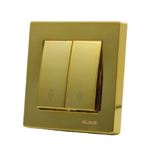 Set 10 Întrerupător Va-et-Vient Auriu mat KE01920 Klaus