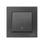 Set 10 Întrerupător Intermediar (Cap Cruce) Antracit Klaus