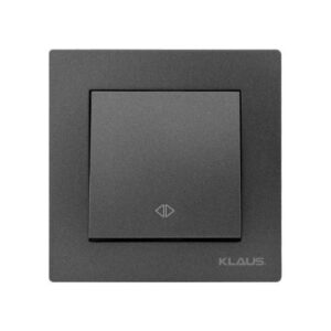 Set 10 Întrerupător Intermediar (Cap Cruce) Antracit Klaus