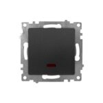 Ramă Întrerupător Dublu Negru KE01802W Klaus