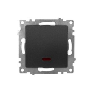 Ramă Întrerupător Dublu Negru KE01802W Klaus