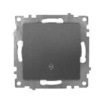 Ramă Întrerupător Dublu Antracit (gri închis) KE01719W Klaus