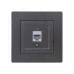 Set 10 Priză Date Cat5e RJ45 Antracit fără Ramă Klaus