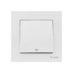 Set 10 Întrerupător Intermediar (Cap Cruce) Alb Klaus