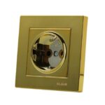 Set 10 Priza Dubla Schuko Auriu mat KE01907C Klaus