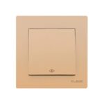 Set 10 Întrerupător Intermediar Auriu mat S4 Klaus