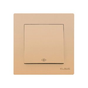 Set 10 Întrerupător Intermediar Auriu mat S4 Klaus