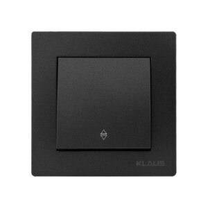 Set 10 Întrerupător Va-et-Vient Negru Klaus