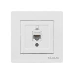 Set 10 Priza Date Cat5e RJ45 Alb KE01112 Klaus