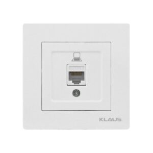 Set 10 Priza Date Cat5e RJ45 Alb KE01112 Klaus