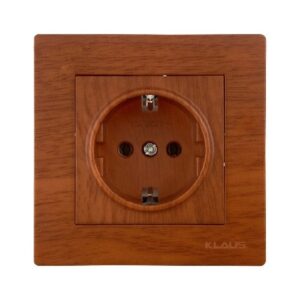 Set 10 Priza Schuko Efect lemn KE01507 Klaus
