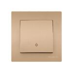 Set 10 Întrerupător Va-et-Vient Auriu mat KE01419 Klaus