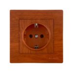 Set 10 Priza Schuko Efect lemn KE01507C Klaus