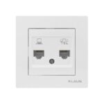 Set 10 Priza Date Cat5e RJ45 Alb KE01113 Klaus