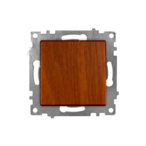 Ramă Întrerupător Dublu Efect lemn KE01501W Klaus