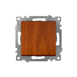 Ramă Întrerupător Dublu Efect lemn KE01519W Klaus