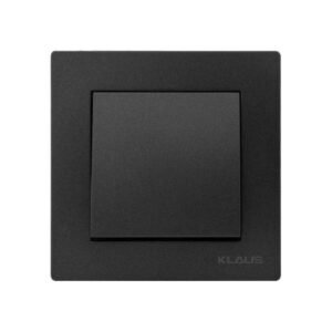 Set 10 Întrerupător Simplu Negru KE01801 Klaus