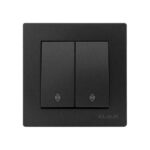 Set 10 Întrerupător Simplu Negru KE01820 Klaus